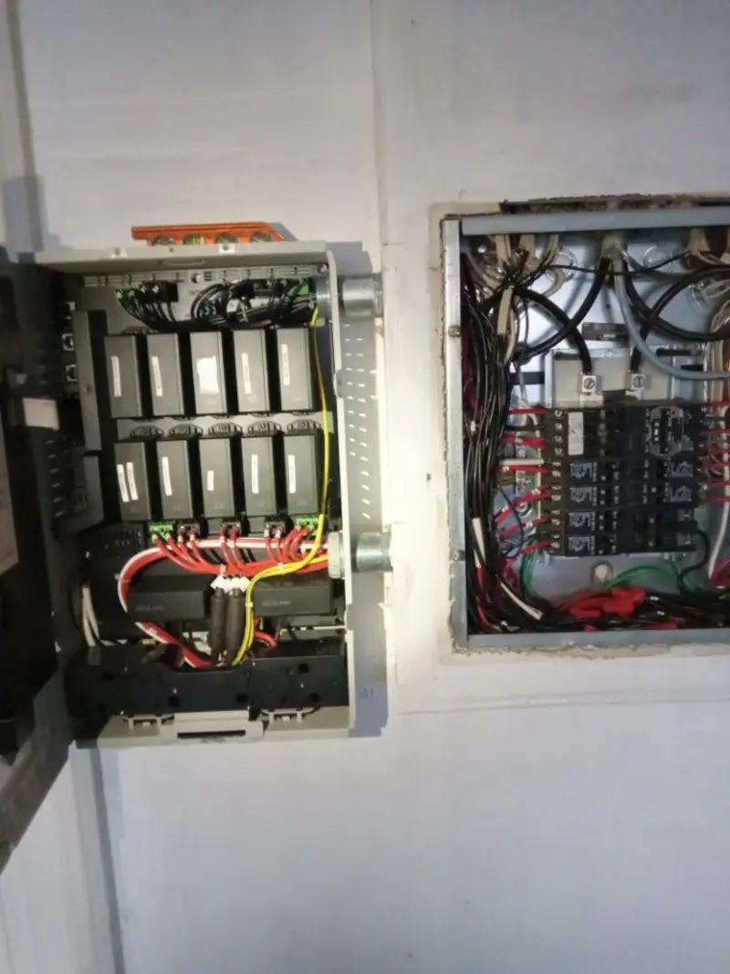 Electrical panel upgrade completed for Security Camera Wiring in Lemoyne